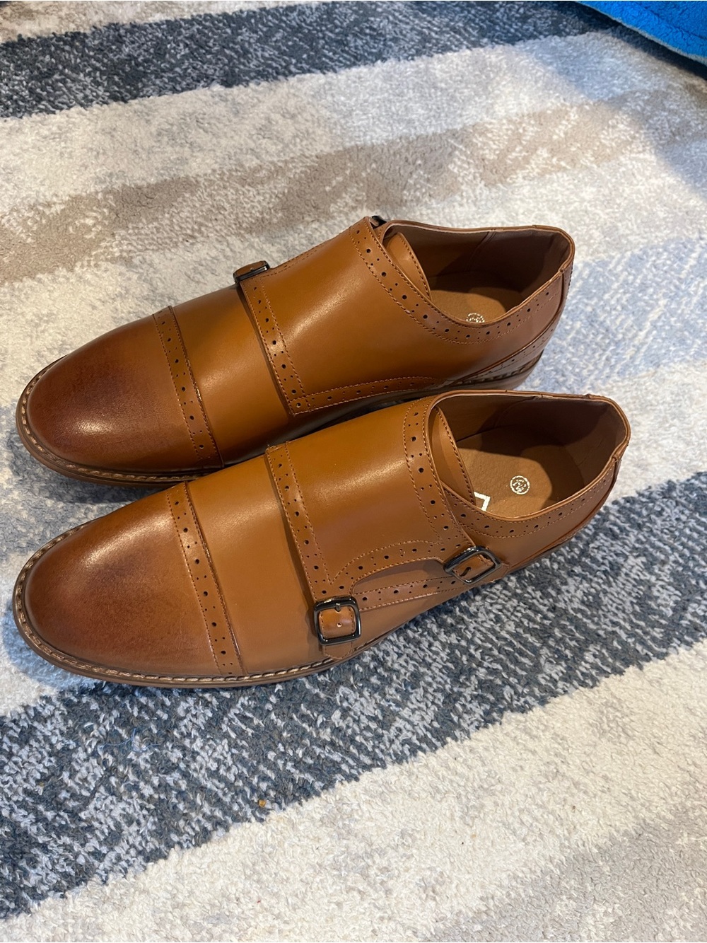 NEW Men’s Monk Strap Dress Shoes Size 10.5